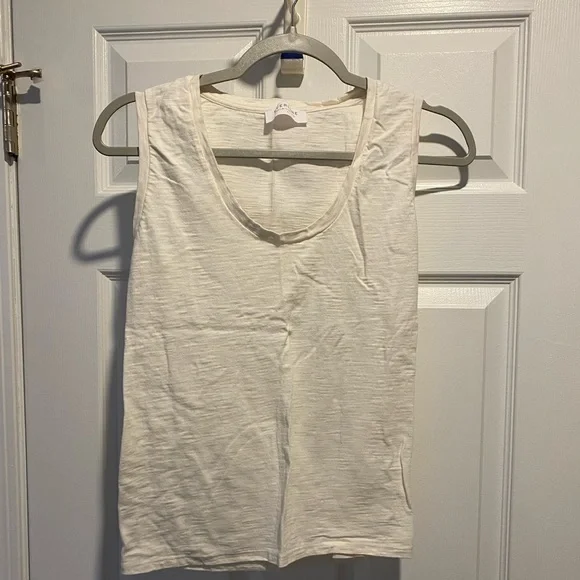 EVERLANE The Beach Tank in Bone - Picture 2 of 2